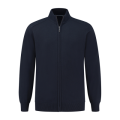 Heren Trui met Rits Santino CARDIGAN PLANO Navy